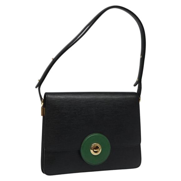 LOUIS VUITTON Epi Free Run Shoulder Bag Green Black M52414 - Picture 1 of 16